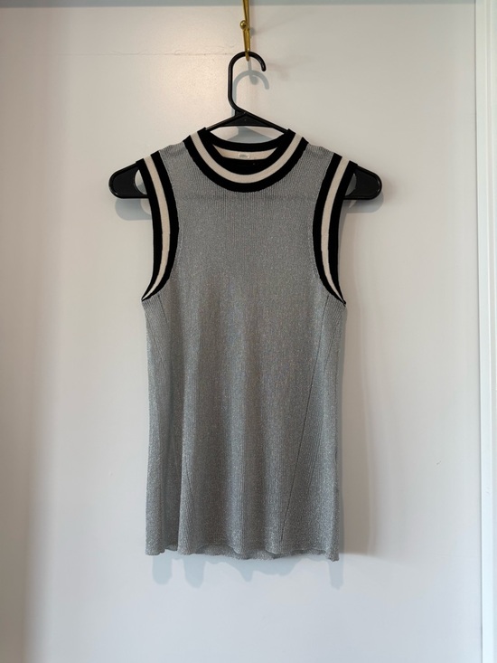 rag & bone Tops - Rag & Bone Priya Metallic Tank Top